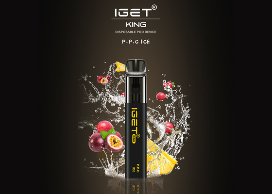2022 Vape jetable chaud parque le roi 2600 souffles d'Iget de nicotine de 6% disponibles