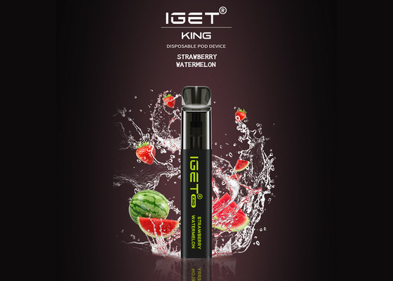 2022 Vape jetable chaud parque le roi 2600 souffles d'Iget de nicotine de 6% disponibles