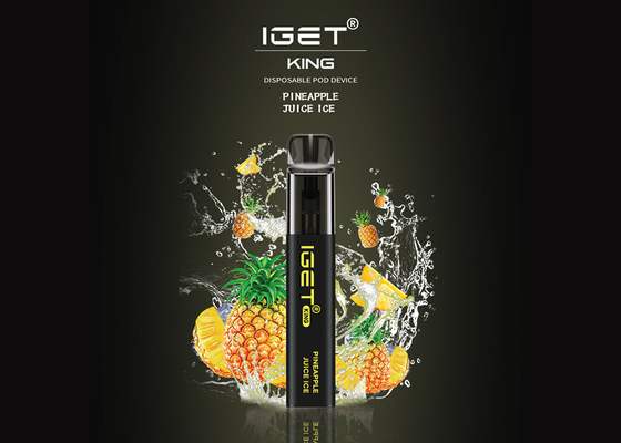 2022 Vape jetable chaud parque le roi 2600 souffles d'Iget de nicotine de 6% disponibles