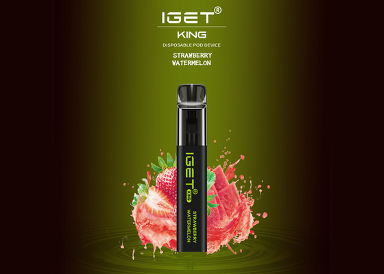 2021 saveurs jetables du stylo 9 de vape de nouvelle de la conception IGET du ROI 2600 cigarette de souffles