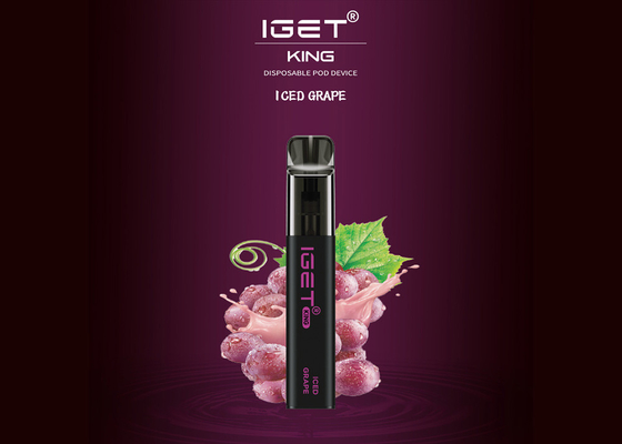2021 saveurs jetables du stylo 9 de vape de nouvelle de la conception IGET du ROI 2600 cigarette de souffles