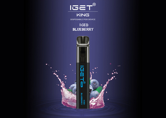 2021 saveurs jetables du stylo 9 de vape de nouvelle de la conception IGET du ROI 2600 cigarette de souffles