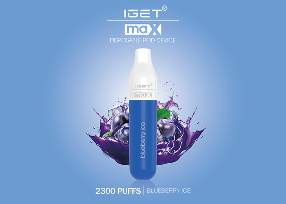 Nicotine maximum des saveurs 8ML 5% des souffles 16 d'Iget d'original du prix de gros 100% de cigarette d'E 2300
