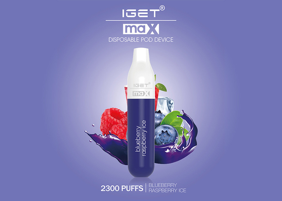 E-clope maximum Vape Pen All Kinds Flavors de souffles de l'original 2300 d'Iget 100% de ventes directes