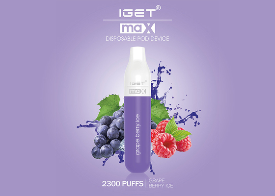 8.0ml IGET max 2300 souffle des couleurs électroniques jetables de la cigarette 16