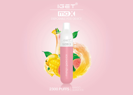 Nicotine maximum des saveurs 8ML 5% des souffles 16 d'Iget d'original du prix de gros 100% de cigarette d'E 2300