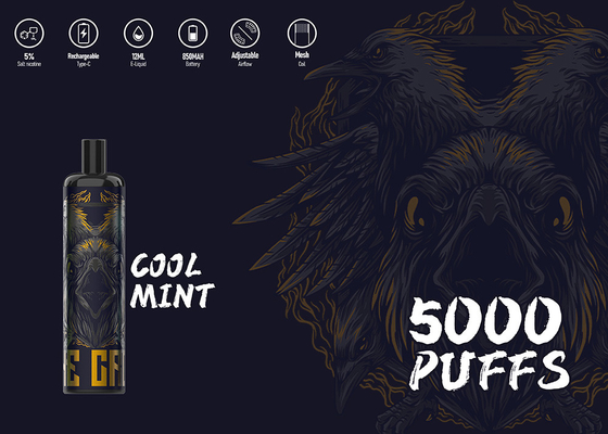 5000 cigarette de l'énergie E des souffles EPOD, vaporisateur multi de saveurs d'Epod