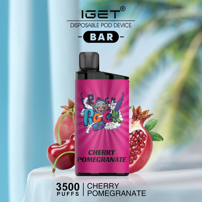 La BARRE 3500 de l'original 100% IGET SOUFFLE stylo jetable de vape de nicotine de 5 %