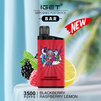 Saveurs du citron 20 de framboise de Blackberry de souffles de la barre 3500 d'IGET disponibles
