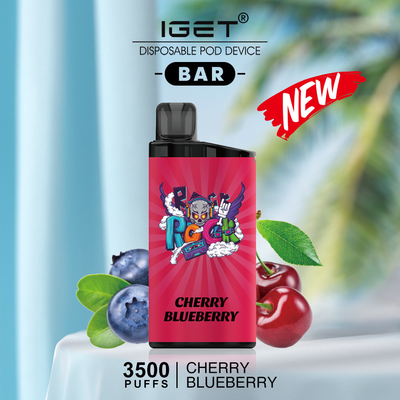 Stylo jetable de Vape de nouvelle des saveurs 12ml 5% BARRE disponible de la nicotine IGET