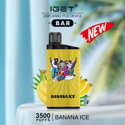 D'usine cigarette électronique d'Iget directement de la barre 3500 de nicotine en gros des souffles 12ml 5%