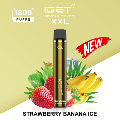 Stylo jetable de vape d'IGET d'usine de cigarette d'iget de souffles électroniques originaux du xxl 1800