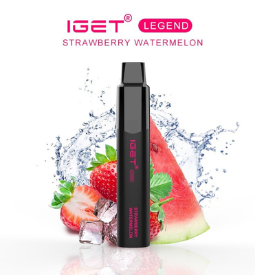 4000 stylo jetable de Vape de cosse de sel de nicotine de la légende 5% des souffles IGET