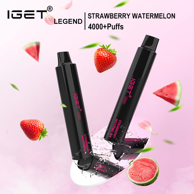 Stylo 2022 jetable de vape IGET de la légende 4000 du nouveau venu des SOUFFLES 13 de sortes de nicotine à extrémité élevé des saveurs 5%