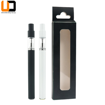 Stylo vide en gros en céramique blanc noir de la bobine D5 CBD 0.5ml 1.0ml Vape