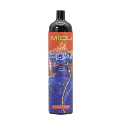 La cosse jetable originale 9000 de dispositif de Miou souffle 750 saveurs de l'heure-milliampère 20ml 10 rechargeables