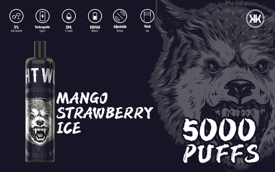 Saveurs maximum des souffles 850mah 12 d'énergie jetable de Vape Epod 5000