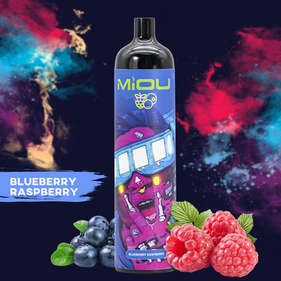 Dans le dispositif jetable de cosse de jus de sel de nicotine du vape 5% d'extra large de souffles de Miou 9000 d'actions