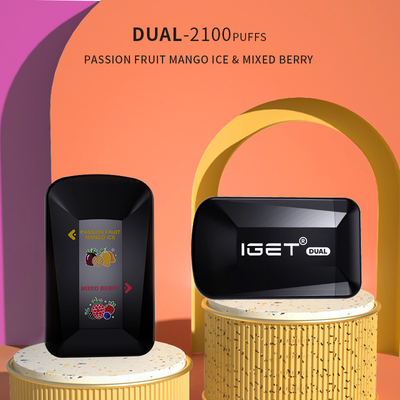 La plus nouvelle arrivée Iget conjuguent deux saveurs dans un dispositif 2100 souffle le liquide 8ml