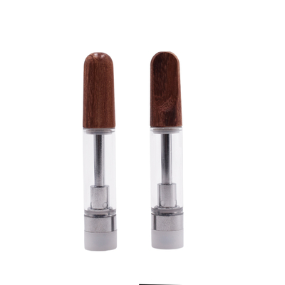 510 l'astuce en bois vide Cbd de réservoir en verre du fil 1.0ml transporte en charrette en vente