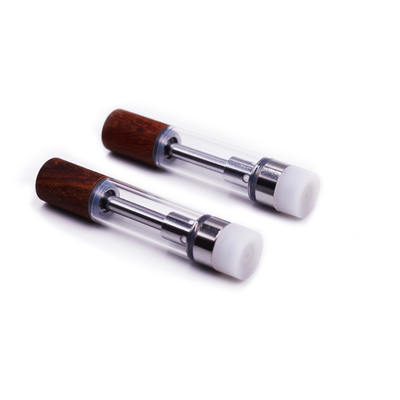 510 l'astuce en bois vide Cbd de réservoir en verre du fil 1.0ml transporte en charrette en vente