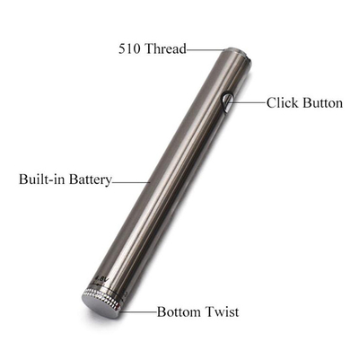La batterie B1 de toute puissance a éteint la presse profonde stylo de vape de tension de cadran de 350 heures-milliampère - batterie simple