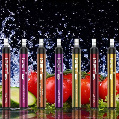 100% Authentique Iget E Cigarette Iget Plus 1200 Puffs 4.8ML 5% Nicotine Vape Pen