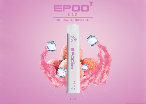Saveur jetable de Vape Pen Device Peach Ice de souffles de la nicotine 3500 de 5%