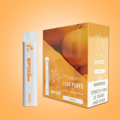 10ML EPOD rechargeable Vape jetable 3500 souffles avec la batterie 850mah