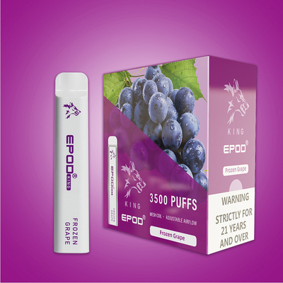 10ML EPOD rechargeable Vape jetable 3500 souffles avec la batterie 850mah