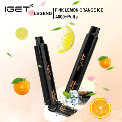 Stylo jetable original de vape des souffles 12ml de la LÉGENDE 4000 de l'approvisionnement IGET d'usine