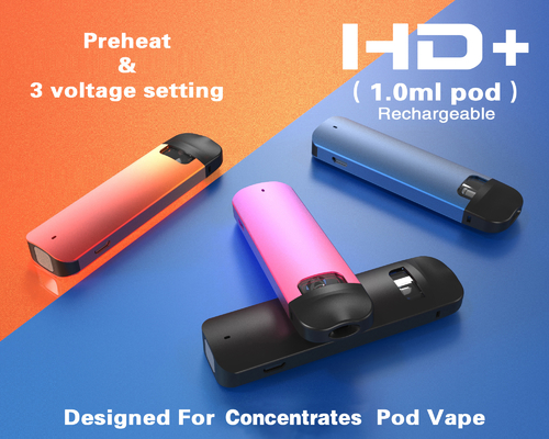 2022 ajustement jetable de vente chaud d'acier inoxydable de la cosse 316 de vape de CBD pour huile épaisse/mince