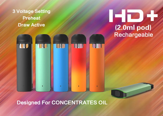 Stylo épais variable de Vape d'huile de la tension 4x1.5mm Cbd de la bobine P22 en céramique