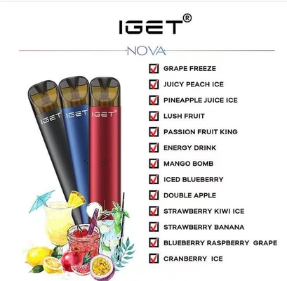 IGET jetable remplaçable NOVA Vape Kit With 13 saveurs